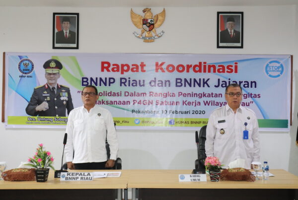 BNNP RIAU PERKUAT JAJARANNYA MELALUI RAKOR SINERGITAS