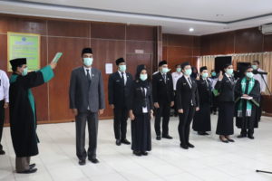 BEGINI SUASANA PELANTIKAN PEJABAT BNNP RIAU DITENGAH WABAH VIRUS COVID-19