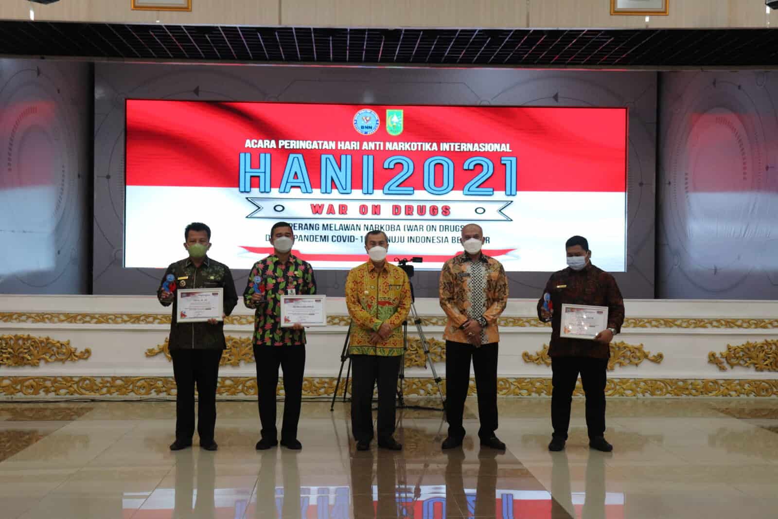 BNNP RIAU PERINGATI HARI ANTI NARKOTIKA INTERNASIONAL (HANI) 2021 BNNP RIAU PERINGATI HARI ANTI NARKOTIKA INTERNASIONAL (HANI) 2021