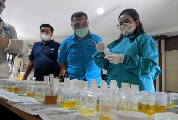 BNNP Riau Gelar Tes Urin di Pengadilan Tinggi Pekanbaru