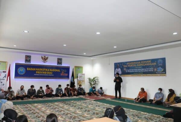 MENYAMBUT BULAN SUCI RAMADHAN BNNP RIAU MELAKSANAKAN BIMBINGAN ROHANI DAN MENTAL