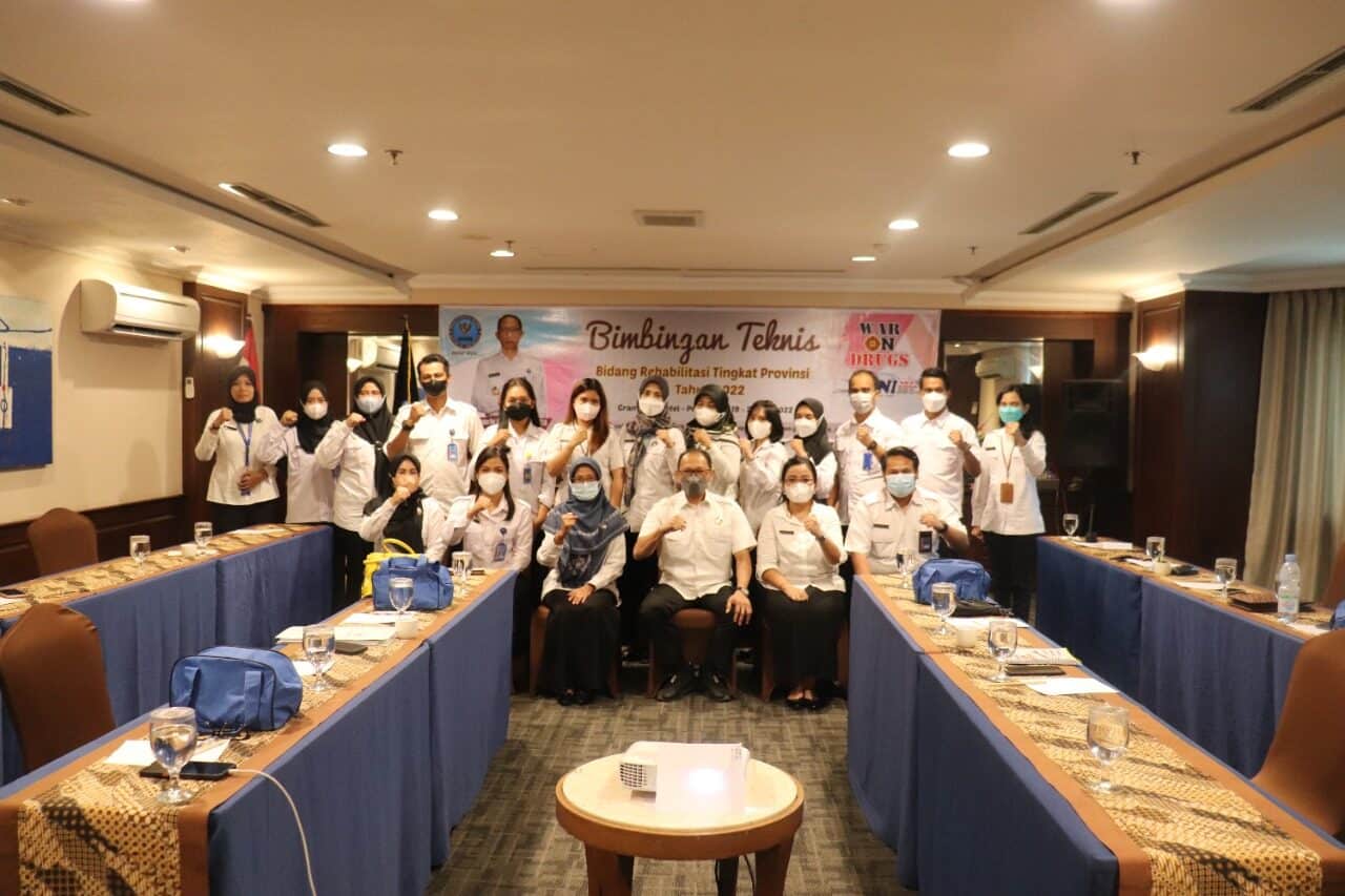 KEPALA BNN PROVINSI RIAU MEMBUKA KEGIATAN BIMBINGAN TEKNIS BIDANG REHABILITASI TINGKAT PROVINSI T.A 2022 KEPALA BNN PROVINSI RIAU MEMBUKA KEGIATAN BIMBINGAN TEKNIS BIDANG REHABILITASI TINGKAT PROVINSI T.A 2022