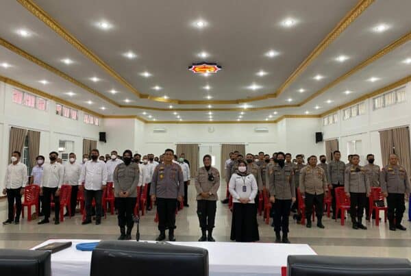 BNN Provinsi Riau Beri Penyuluhan Bahaya Narkoba pada Pembinaan Etika Profesi Polri