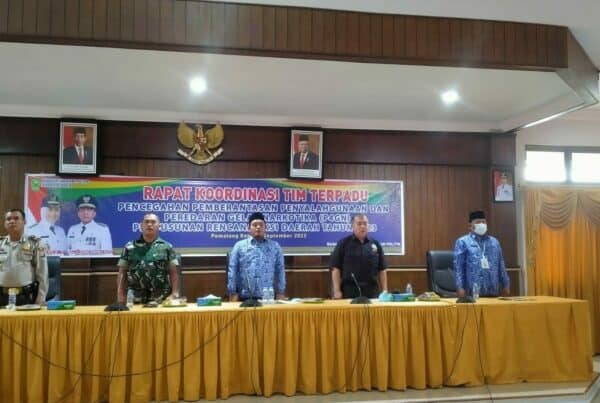RAPAT KOORDINASI TIM TERPADU P4GN PEMERINTAHAN KABUPATEN INDRAGIRI HULU