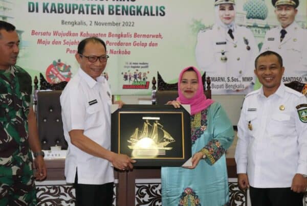 KEPALA BNN PROVINSI RIAU KUNJUNGAN KERJA KE KABUPATEN BENGKALIS