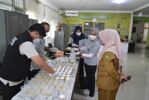 BNNP Riau Tes Urine ASN Pemprov Riau, Diskominfo Riau jadi yang selanjutnya