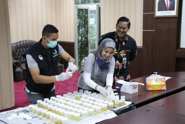 BNNP Riau Tes Urine ASN Pemprov Riau, Badan Kesbangpol jadi yang pertama