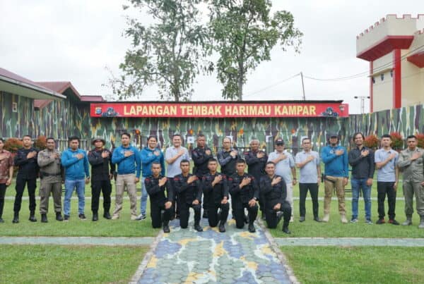 BNNP Riau melaksanakan kegiatan latihan menembak dan Test Zeroing Senjata laras pendek CZ Cal 22 berjumlah 11 (sebelas) pucuk