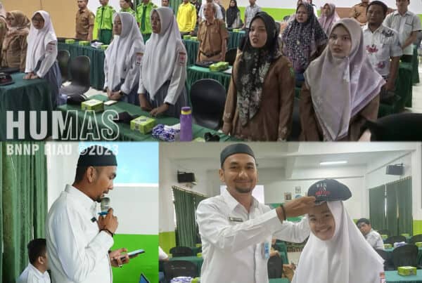 BNN Provinsi Riau Mengadakan Pelatihan Pengembangan Soft Skill untuk Siswa SMP/SMU Sederajat di Kecamatan Tualang, Kabupaten Siak