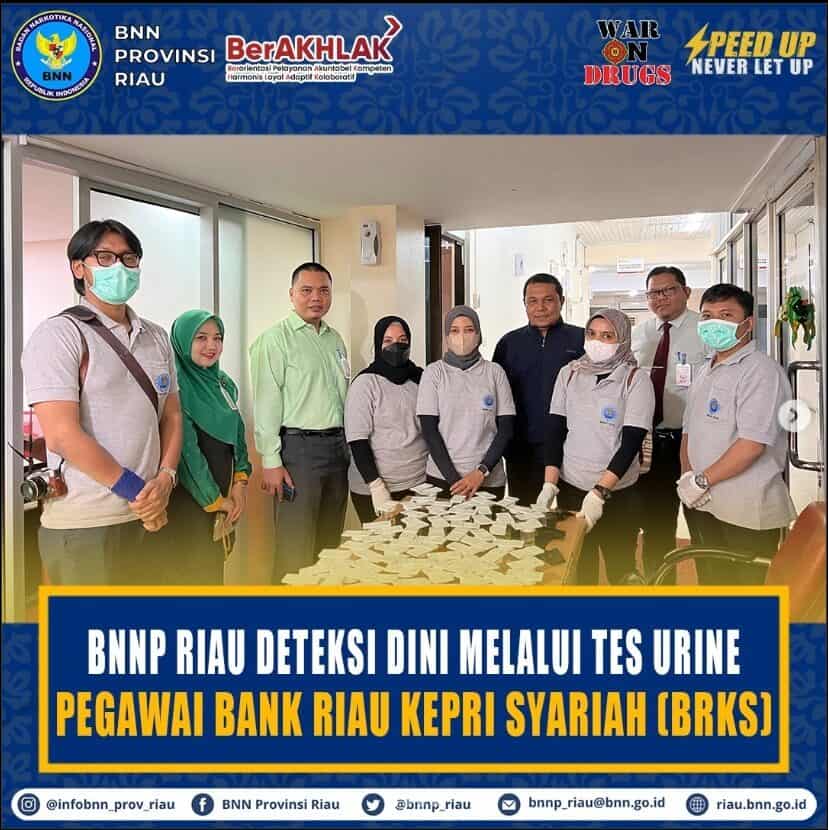 Tes Urine Pegawai: Langkah Proaktif BNN Provinsi Riau Dukung Program P4GN Tes Urine Pegawai: Langkah Proaktif BNN Provinsi Riau Dukung Program P4GN