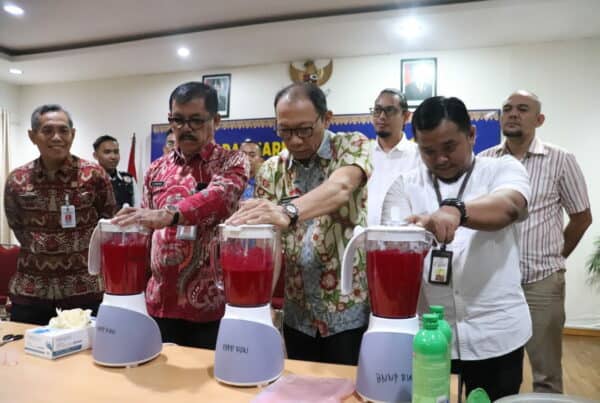 BNN Provinsi Riau Memusnahkan 2.094 Butir Pil Ekstasi