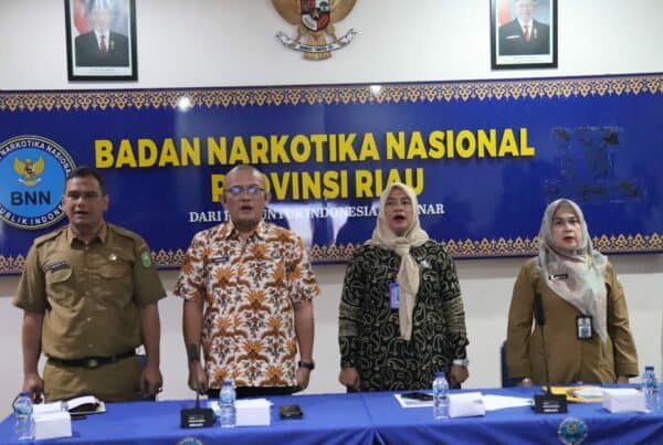 BNNP Riau Gelar Pembinaan Teknis Ketahanan Keluarga Anti Narkoba Berbasis Sumber Daya Pembangunan Desa