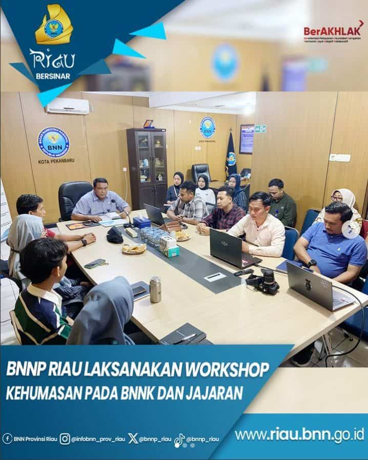 BNN Provinsi Riau Laksanakan Pelatihan Workshop Kehumasan untuk BNNK Pekanbaru Konsep Otomatis